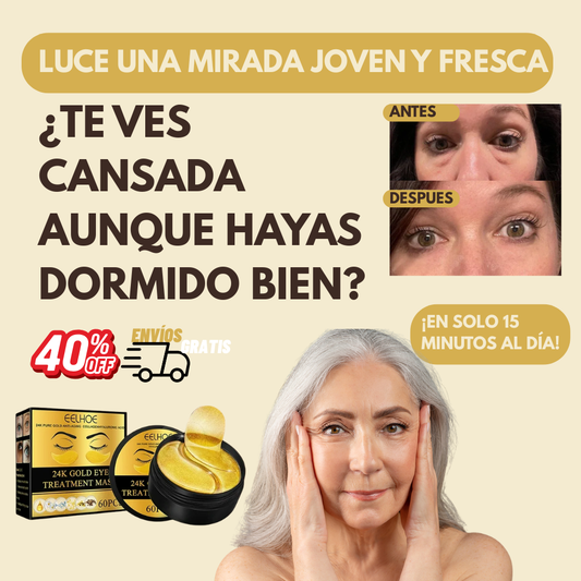✅ "El tratamiento de oro que borra ojeras en 15 minutos-"GOLD EELHOE" ✨👁️