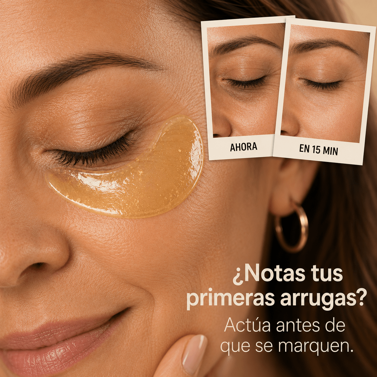 Parches de Oro 24K para Ojos — 60 uds | Évorya✨👁️